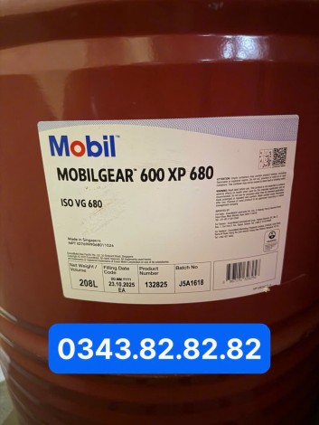 Dầu bánh răng Mobilgear 600 xp 680
