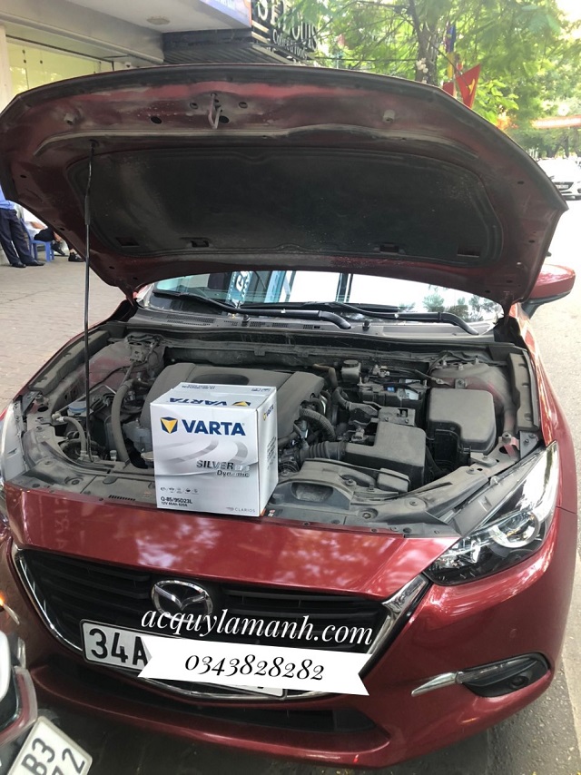 Ắc quy EFB Q85 Varta 90D23L lắp cho Mazda 6 tại Ngô Quyền-Hải Phòng
