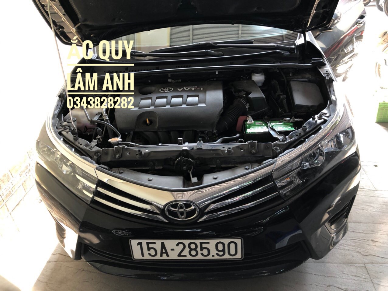 ắc quy cho Toyota Vios 