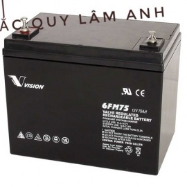 Ắc Quy Vision 6FM75-X 12V 75Ah