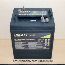 Ắc Quy xe điện Rocket L-105(6V - 225ah)