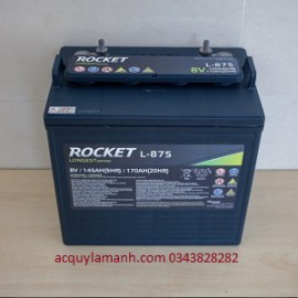 Ắc Quy xe điện Rocket L-875(8V - 170Ah)