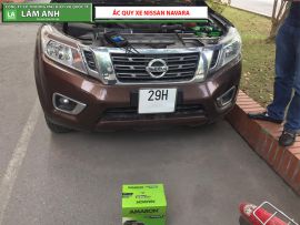 ĐẠI LÝ ẮC QUY XE NISSAN NAVARA CHÍNH HÃNG TẠI HẢI PHÒNG