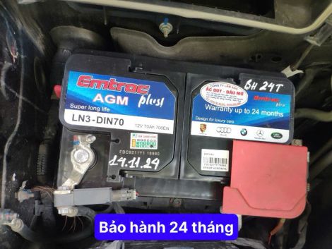 Ắc quy bền nhất, tốt nhất cho Mercedes GLC300- Bảo hành 24 tháng