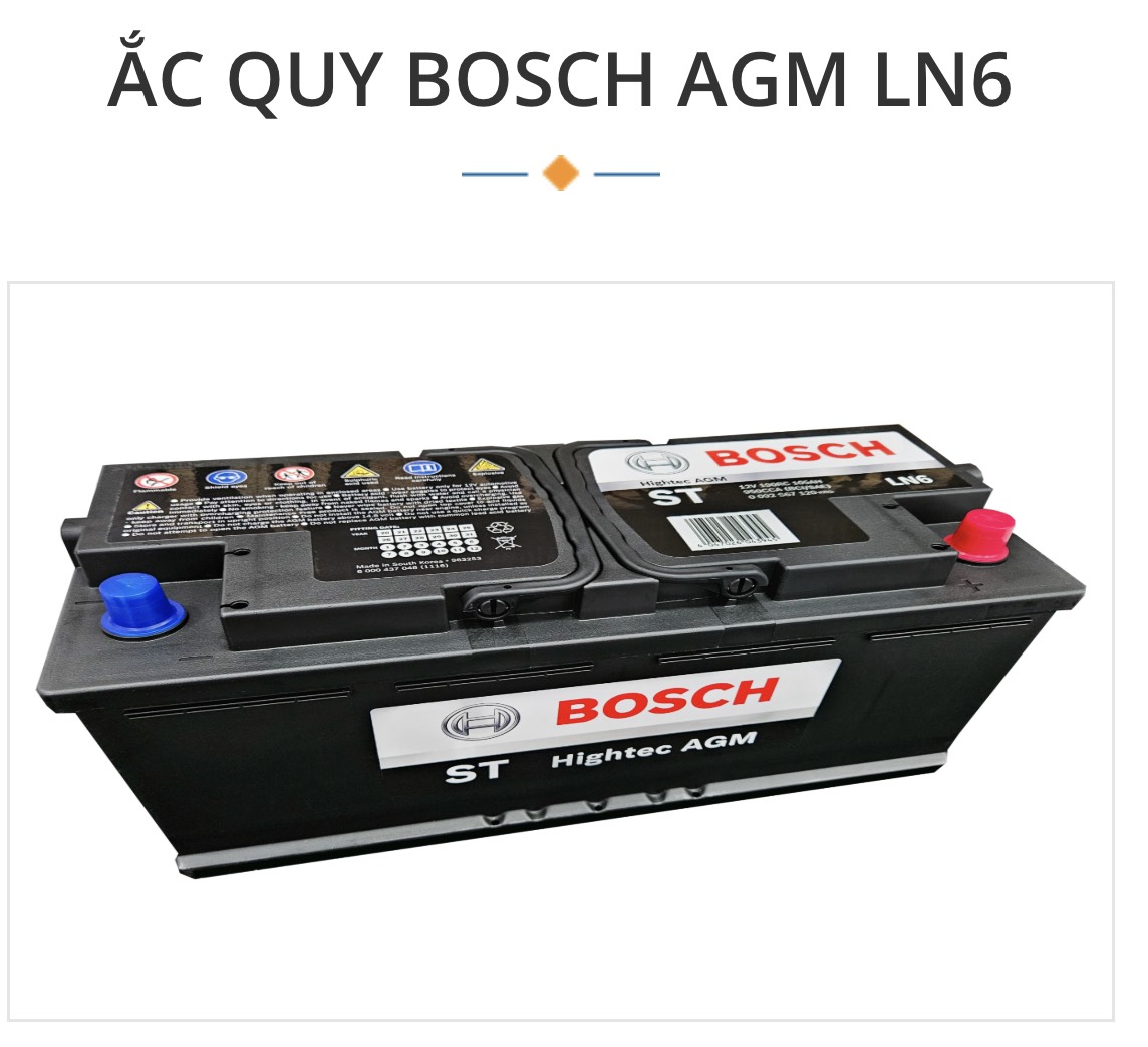 Ắc quy Bosch 105 AGM LN6