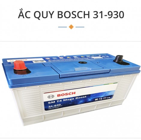 ắc quy Bosch 31-930 12V-100 Ah