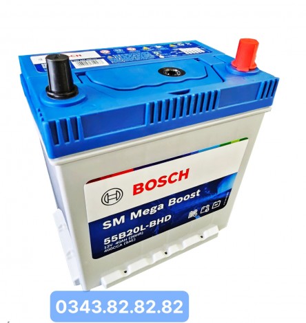 ắc quy Bosch 50B20L 12V- 40ah