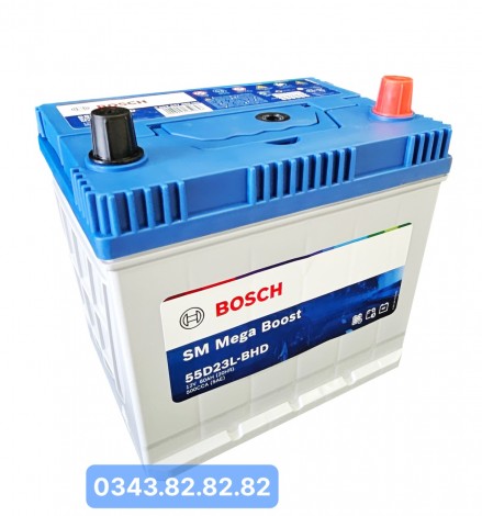 ắc quy Bosch 55D23L 12V-60ah