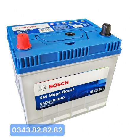 ắc quy Bosch 55D23R 12V-60ah