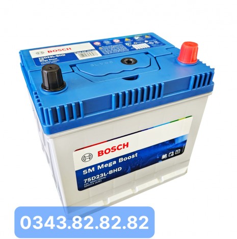 ắc quy Bosch 75D23L 12V-65ah