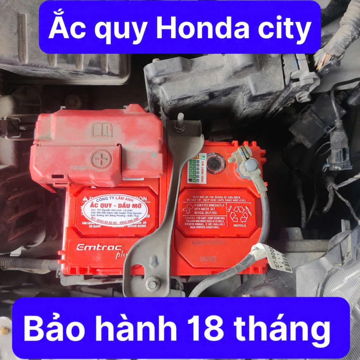 Cứu hộ ắc quy cho Honda City tại Kinh Môn