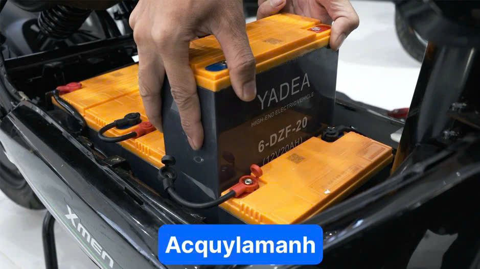Thay ắc quy xe máy điện Yadea chính hãng giá rẻ nhất Hải Phòng