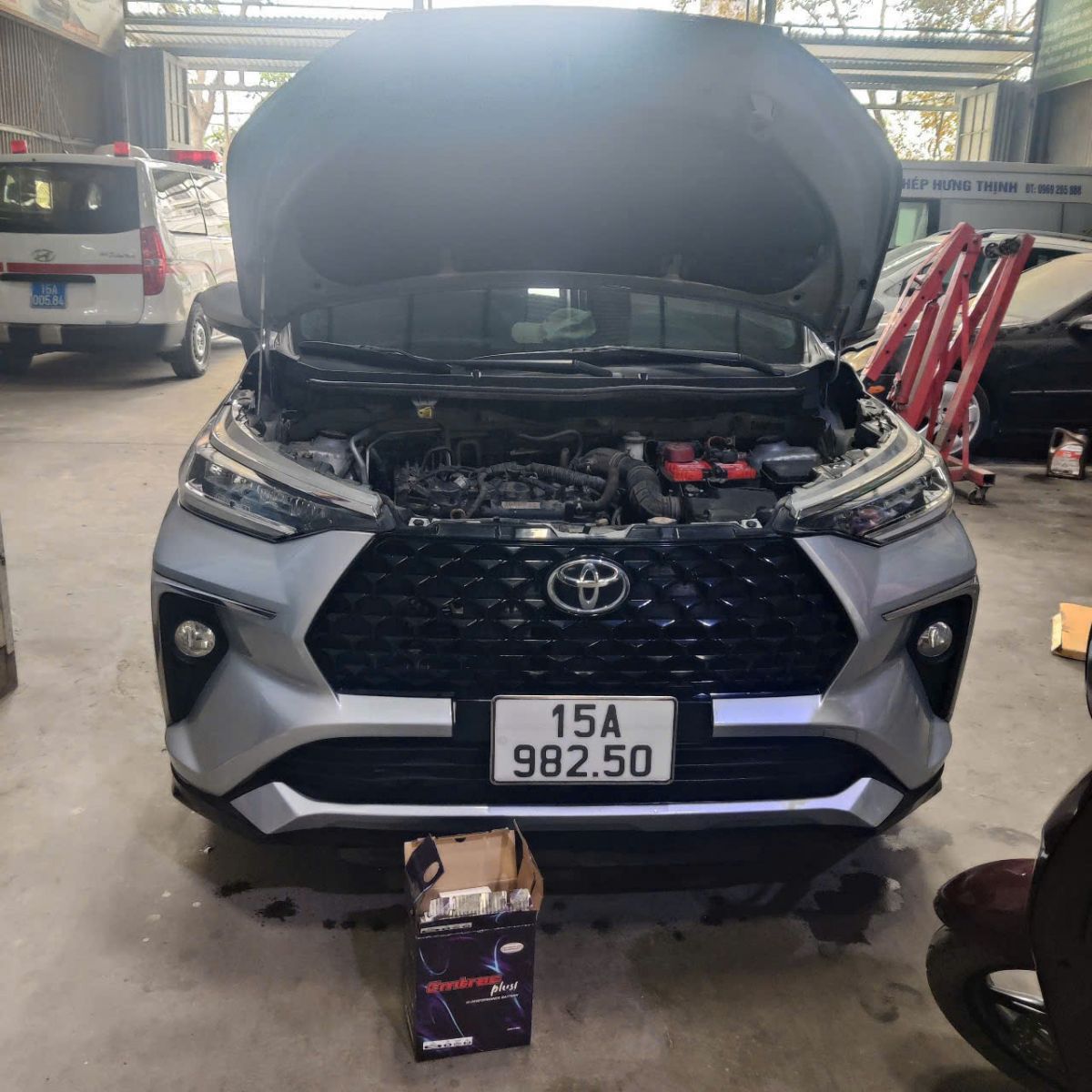 Thay ắc quy Toyota Veloz tại phường Hải An- Hải Phòng