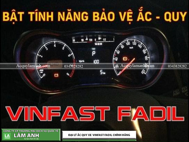 Hướng dẫn cách kích hoạt chế độ bảo vệ bình ắc quy xe VinFast Fadil 