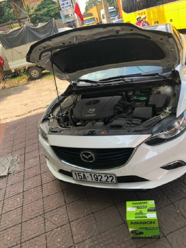 Cứu hộ ắc quy Mazda 6 tại Hồng Bàng