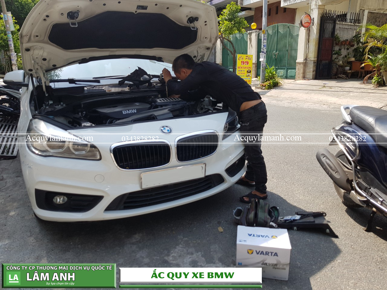 Cách thay thế bình ắc quy cho xe BMW