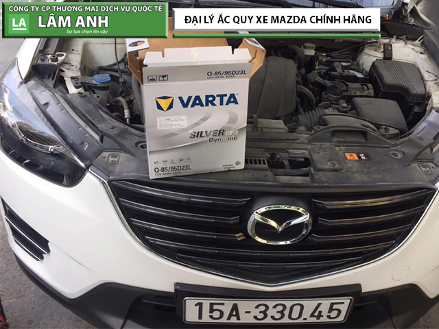 Lắp đặt ắc quy cho xe Mazda tại Hải Phòng