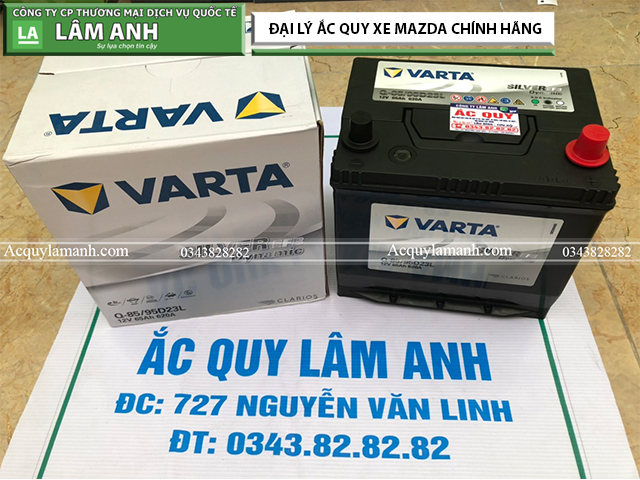 Ắc quy Varta Q85/ 95D23L EFB Start Stop chuyên dụng cho xe Mazda