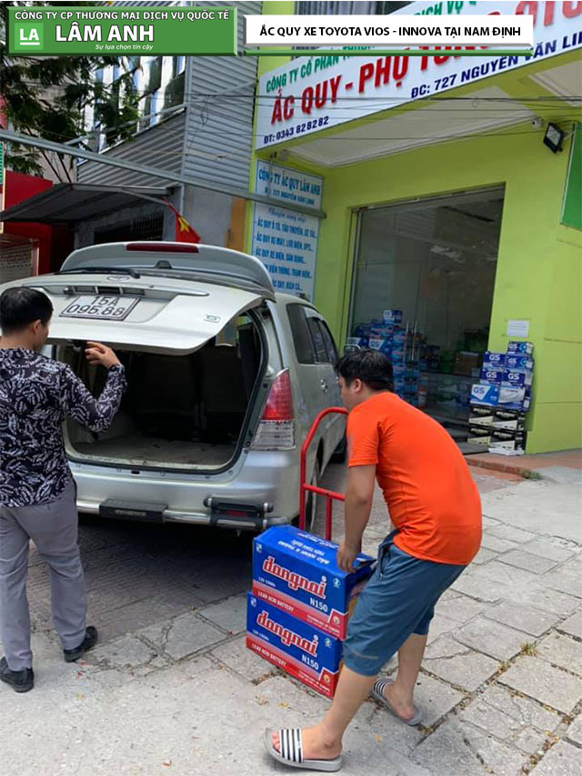 Đại lý ắc quy xe Innova tại Nam Định