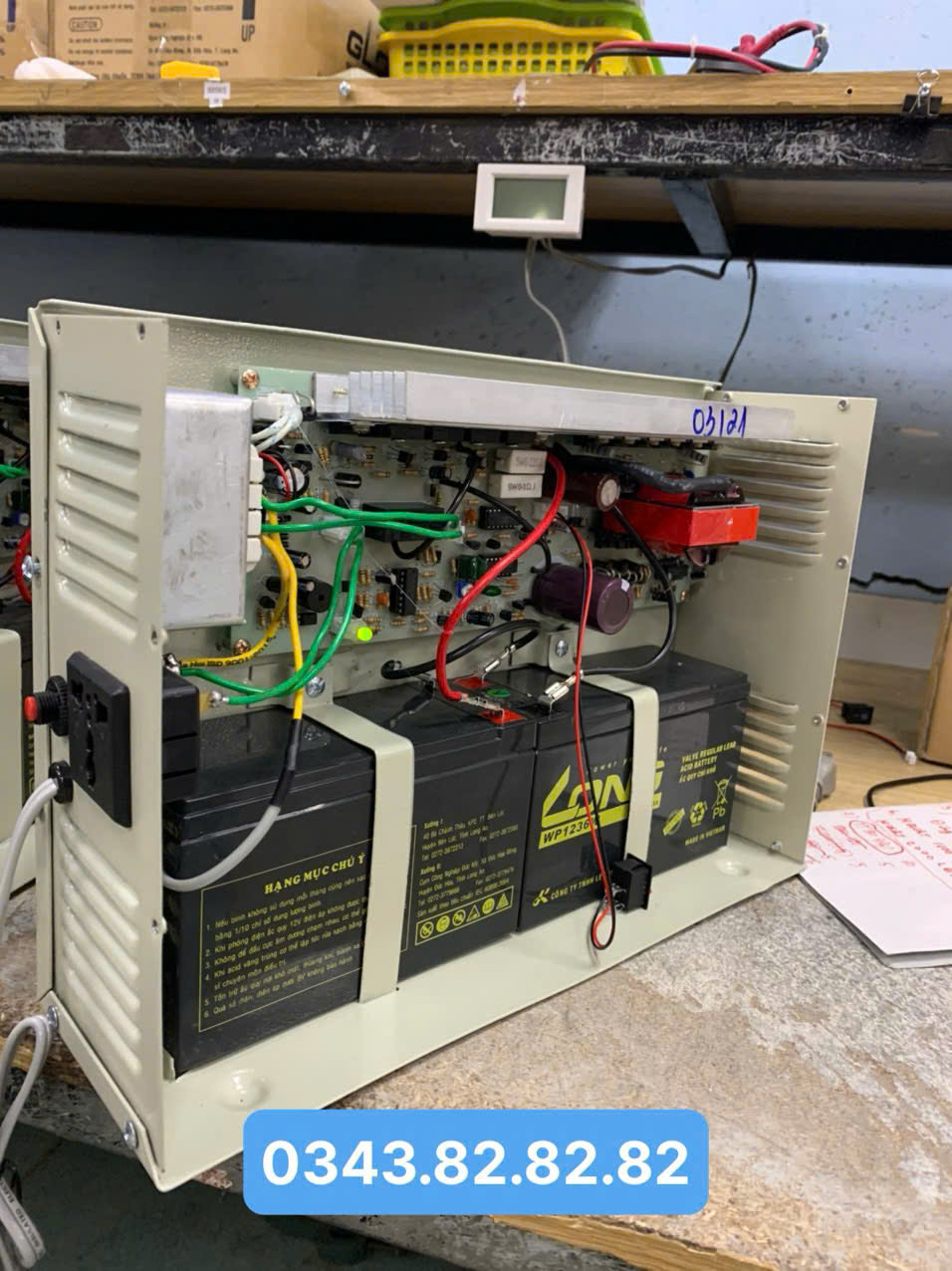 Nơi bán bình ắc quy cửa cuốn Globe 12V-7.5ah tại Hải Phòng