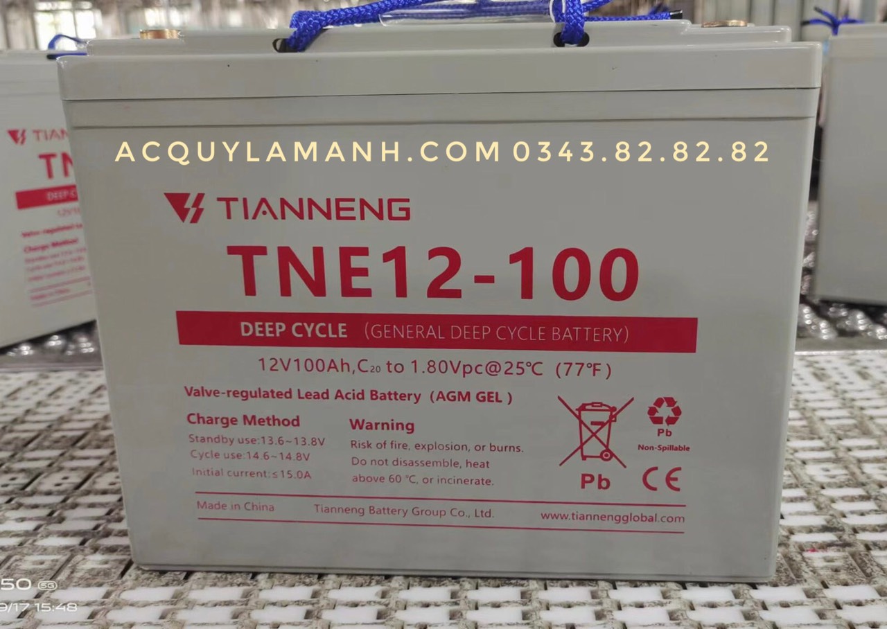  ắc quy Tienneng ( Thiên năng) TNE12-100 (12-100AH)
